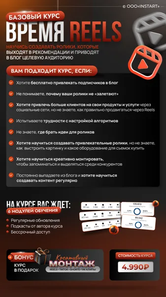 Время Reels
